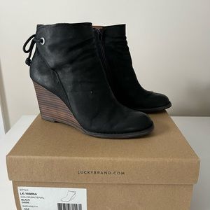 Lucky Brand Wedge Booties